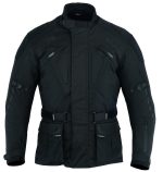 A MEDIDA CHAQUETA DE MOTO  111 NEGRA EN CORDURA 3/4  CON PROTECCIONES C.E.,