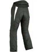 PANTALÓN DE CORDURA IMPERMEABLE CON PROTECCIONES EM 142 - NEGRO/BLANCO - Imagen 2