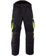 MONO DE CORDURA MOTORISTAS DOS PIEZAS IMPERMEABLE UNISEX ATENEA ARES - NEGRO/FLUOR - Imagen 4