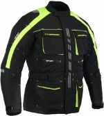 MONO DE CORDURA MOTORISTAS DOS PIEZAS IMPERMEABLE UNISEX ATENEA ARES - NEGRO/FLUOR - Imagen 2