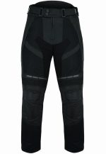 PANTALÓN DE MOTO PERFORADO DE VERANO UNISEX PROTECCIONES CE - NEGRO - Imagen 2