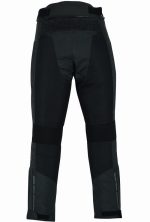 PANTALÓN DE MOTO PERFORADO DE VERANO UNISEX PROTECCIONES CE - NEGRO - Imagen 4