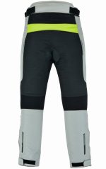 PANTALÓN DE MOTO OCEANO 4SEASON CUATRO ESTACIONES TRICAPA IMPERMEABLE TRANSPIRABLE - PLATA/NEGRO/FLUOR - Imagen 7