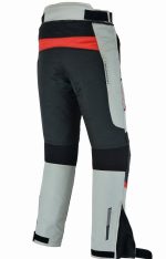 TRAJE DE MOTO 4 ESTACIONES DOS PIEZAS TRICAPA TITAN OCEANO - NEGRO/GRIS/ROJO - Imagen 6