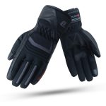 GUANTES MOTORISTA EN PIEL DE INVIERNO, TÉRMICOS Y IMPERMEABLES DEGEND MARINE - NEGRO