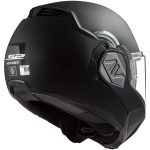 CASCO MODULAR LS2-  FF906 ADVANT SOLID MATT BLACK-06/ NEGRO MATE + INTERCOM 4X CARDO - Imagen 9