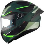 CASCO INTEGRAL HELMET MT TARGO S KAY C6 MATE NEGRO VERDE /ECE 22.06 - Imagen 2