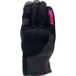 GUANTES DE VERANO MOTORISTAS EN PIEL MALLA UNIK MUJER C-96 - NEGRO/ROSA