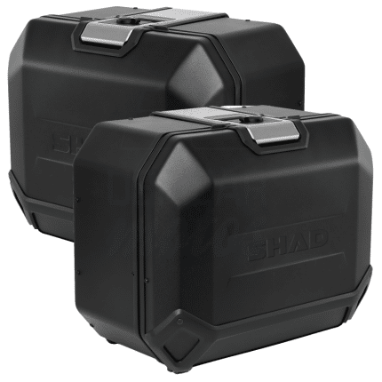 SHAD MALETA LATERAL DERECHA Y IZQUIERDA TR47L TERRA BLACK EDITION