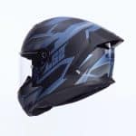 CASCO INTEGRAL LS2-FF820 RAPID III XTREM BLACK BLUE PETROL .ECE 22.06/ NEGRO AZUL GASOLINA - Imagen 6