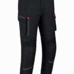 PANTALÓN DE MOTO TEXTIL ADVENTURE TOURING ALL SEASON SATURNO - NEGRO/ROJO