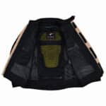 CHAQUETA MOTORISTA TEXTIL ADVENTURE TOURING 3/4 ALL SEASON - NEGRO/KHAKI CAMELLO - Imagen 9