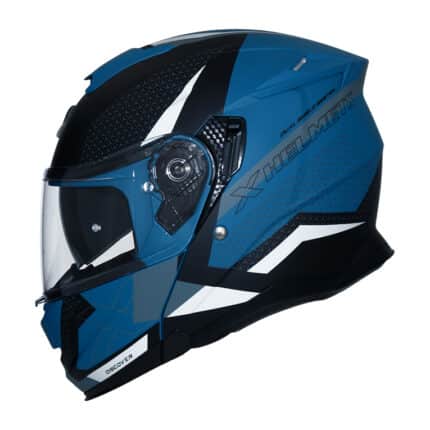 DISCOVER AXOR CASCO MODULAR STRADA - NEGRO MATE / AZUL