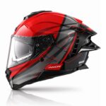BRUTALE DUAL SPOILER CASCO INTEGRAL SURGES - ROJO/GRIS