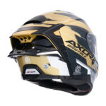 BRUTALE DUAL SPOILER PLEXUS CASCO INTEGRAL - NEGRO / ORO - Imagen 3