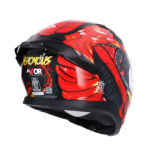 APEX AERODYNAMIC CASCO INTEGRAL VENEMOUS - NEGRO / ROJO - Imagen 3