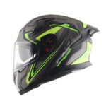 APEX AERODYNAMIC CASCO INTEGRAL ROAD TRIP - NEGRO / FLUOR
