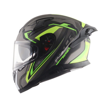 APEX AERODYNAMIC CASCO INTEGRAL ROAD TRIP - NEGRO / FLUOR
