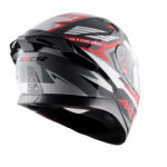 APEX AERODYNAMIC CASCO INTEGRAL STREAK - NEGRO / ROJO - Imagen 5