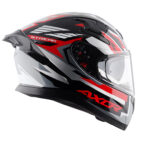 APEX AERODYNAMIC CASCO INTEGRAL STREAK - NEGRO / ROJO - Imagen 6