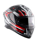 APEX AERODYNAMIC CASCO INTEGRAL STREAK - NEGRO / ROJO - Imagen 7